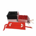 Custom Logo Square Folding Box Valentine's Day Flower Gift Box  Creative Storage Box