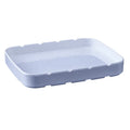 Hot-Pot Restaurant Shabu Food Serving Plastic 8 Inch White Rectangular Melamine Plate
