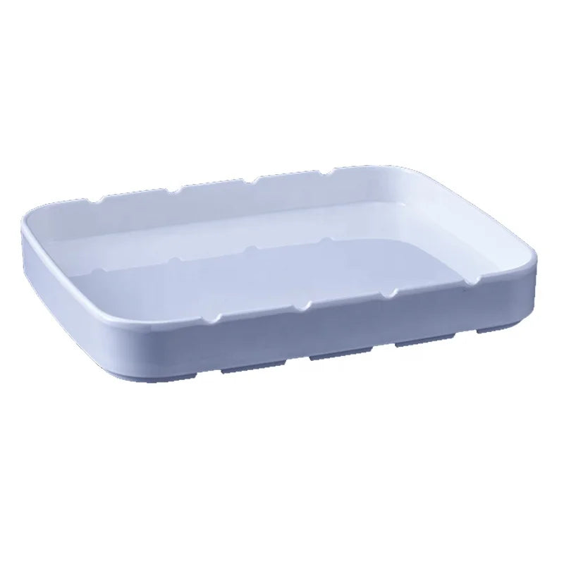 Hot-Pot Restaurant Shabu Food Serving Plastic 8 Inch White Rectangular Melamine Plate