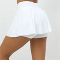 P536 Hot Selling Breathable Polyester Custom Women's Shorts Skirt Pockets Gym Fitness Wear Running Workout Sports Tennis Skirt