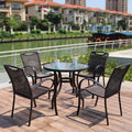 Wholesale Restaurant Terrace Furniture Outdoor Dining Chair Popular Outdoor Furniture Chairs Set Garden Chair Rattan / Wicker