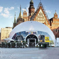 Outdoor Steel Structure Transparent Party Shelter Large Event Geodesic Dome Tent