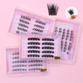Pre-Bond Technology  Eye Lashes Handmade Reusable Self-Adhesive Lash Clusters No Glue Needed