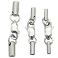 Different Hole Size 2mm 2.5mm 3mm 4mm 5mm End Clasp for Jewelry Stainless Steel Jewelry Clasp for DIY Bracelet Necklace