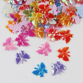 Ychon Butterfly Shape Plastic Confetti Decorations for Christmas Wedding Mother's Day Graduation Parties