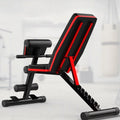 CooSport Fitness Foldable Strong Durable Red Black Unisex Multi-function Household Sit-Up Abdominal Bench Adjustable Dumbbells