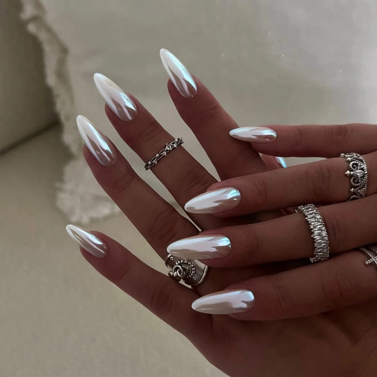 24 Pcs Minimalist New Product Coated Pure Color Almond Short Style Acrylic Press on Nails Customize False Nails 3497
