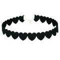 Black Lace Choker Necklace Women Velvet Choker Love Heart Necklaces Chocker Tattoo Collares