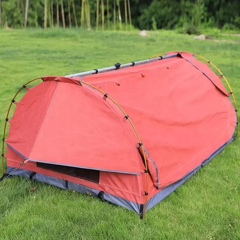 Portable Double Swag Tent on Sale Waterproof Ripstop Canvas Fabric for Outdoor Camping and Hiking