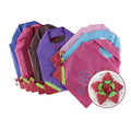 Eco-friendly Reusable Cartoon Strawberry Shaped Fruit Folded Tote Shopper Bag Cute Fold-Up Design for Easy Carrying