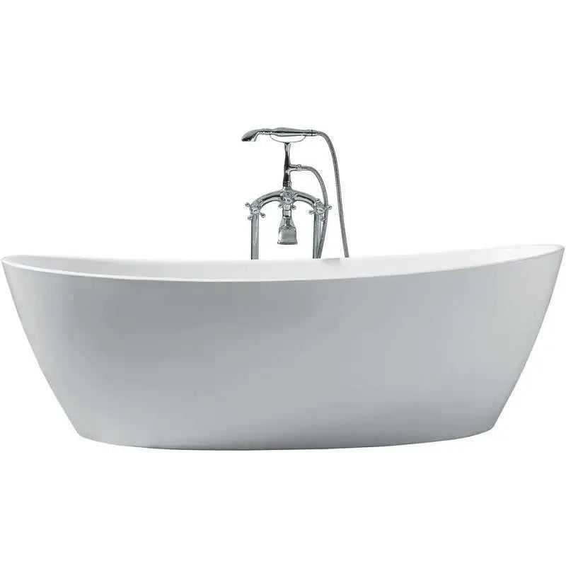 Modern Indoor Freestanding Soaking Hot Tub Whirlpool Bath Tub with Acrylic Material Free Standing Bathroom Feature