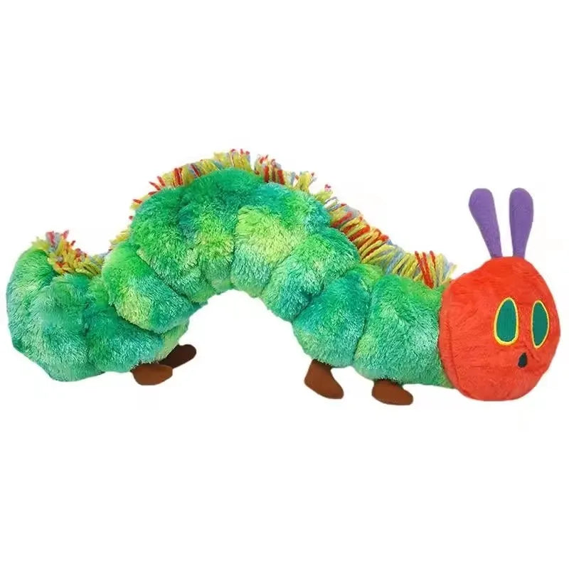 Green Cotton Caterpillar Plush Animal Dolls Very Hungry Creative Gift Home Decoration Stuffed Caterpillar Soft Toy
