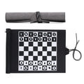 2023 Luxury Portable Leather Roll Travel Chess Checkers Set High Professional Board Games Adults Manufacturer's Custom Design MegaBDM