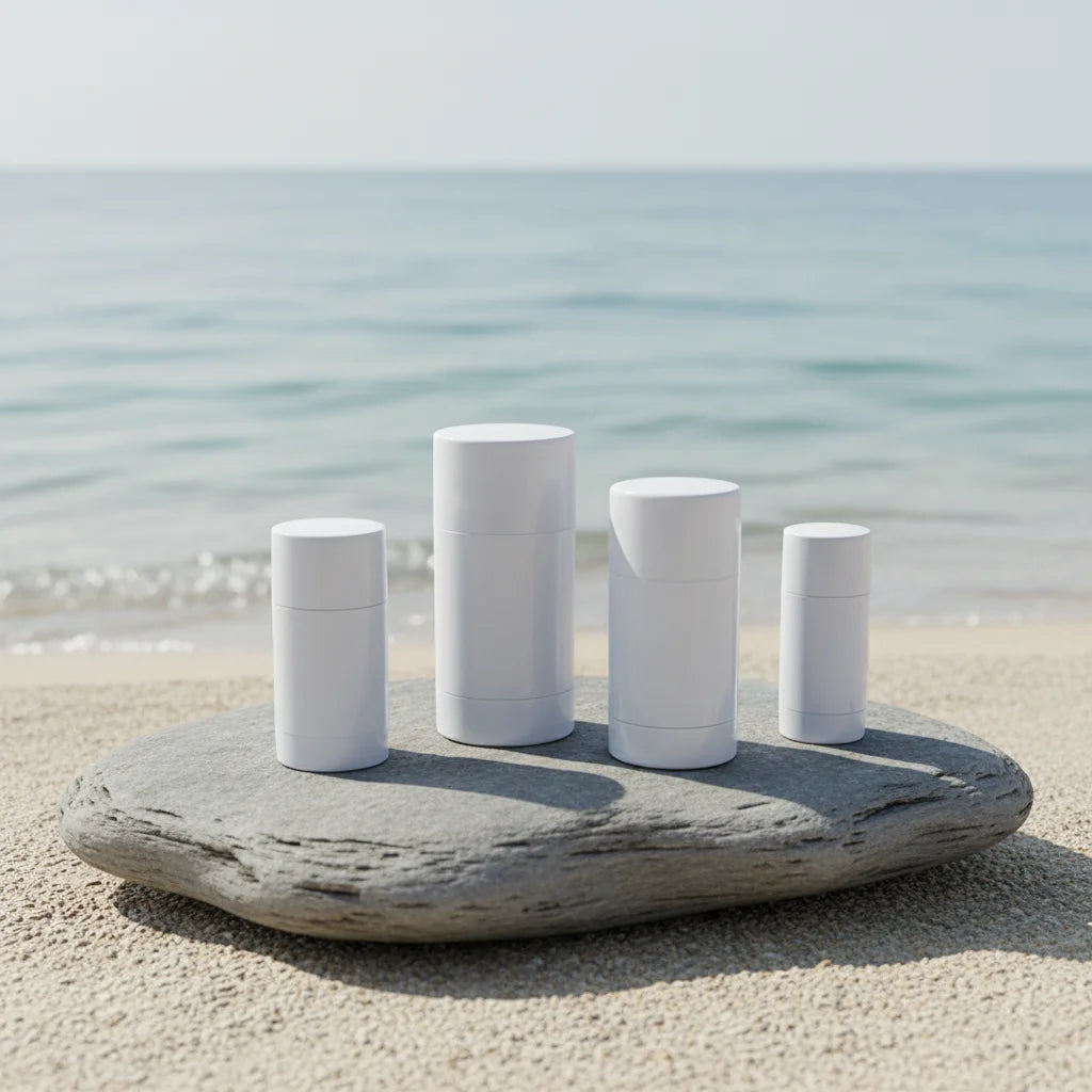 In Stock 30ml Refillable Plastic Deodorant Stick Bottle Twist up Deodorant Stick Cosmetic Container