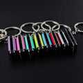Wholesale Custom Mini-Mo 4 Hole 8 Tunes Harmonica Keychain Mouth Organ Keyring Charm Harmonica Music Metal Key Chains Souvenir