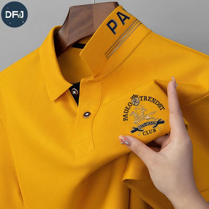 Men's Customizable Design Pattern Slim Short Sleeve Anti-Wrinkle Breathable Knitted Jersey for Spring Summer for  Shirt