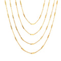 New Stainless Steel Jewelry Accessories Gold Necklace Set 0.4mm*50cm Flat Cross Plus Steel Pipe with Chain