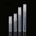 Mini 1ml 2ml 3ml 4ml 5ml Plastic Perfume Spray Bottle Transparent Frosted PP Sample Small Vial Crimp Spray Packaging Tube