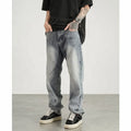 Custom Label Trousers for Men Drop Ship  Stock Street Wear Stock Blue Mens Jean Trousers