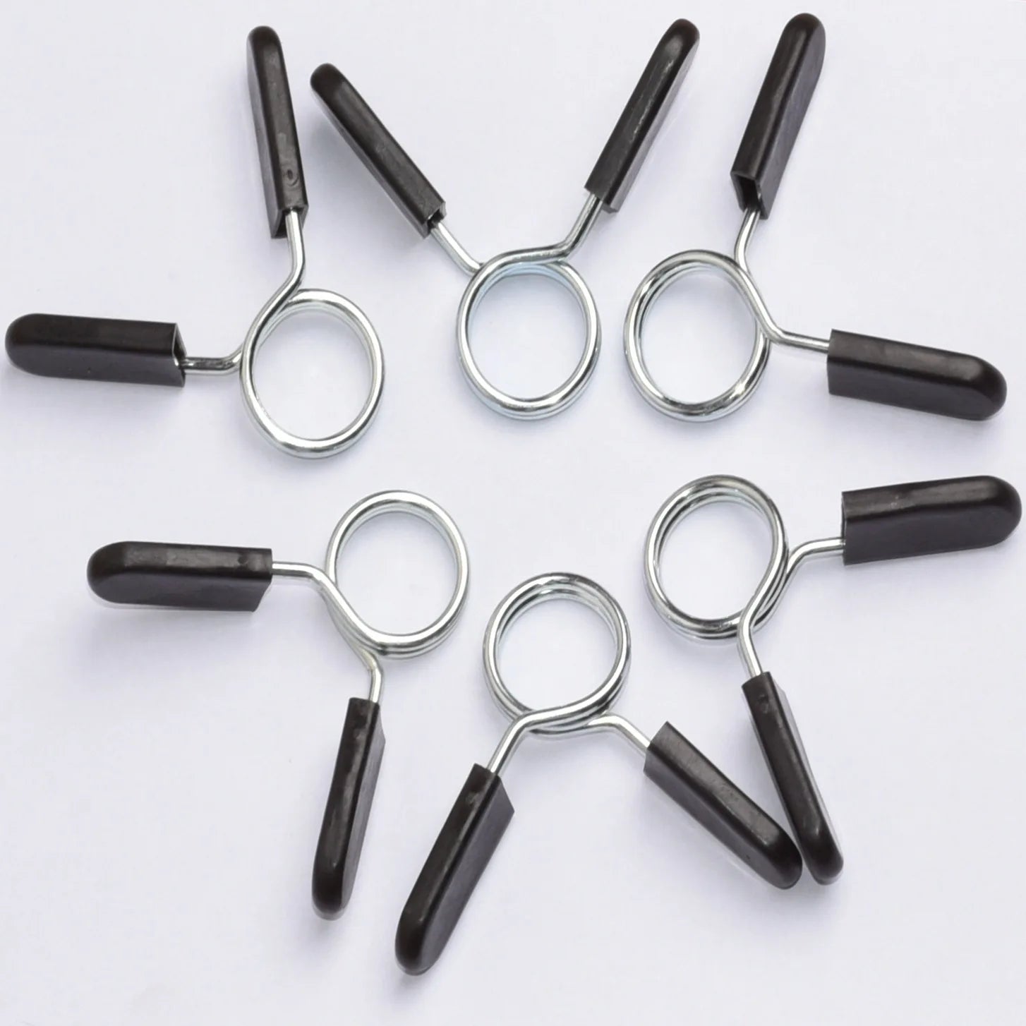 2pcs 25\/28\/30 mm Spring Dumbbell Clamp Collar Gym Fitness Standard Lifting Kit Barbell Lock Weight Collar Clips