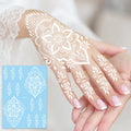 OEM Factory Supply White & Black Temporary Tattoo Stickers Long-Lasting Waterproof Body Transfer Paper Customizable Design