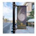 Custom Banner City Street Light Pole Banners Single and Double Sided Display Advertising Sports Campaign Banner Flag Sign
