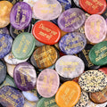 Natural Agate Carving Crystal Meditation Palm Stone Inspirational Worry-Free Engraving Palm Stone Mixed Color Pocket Stone