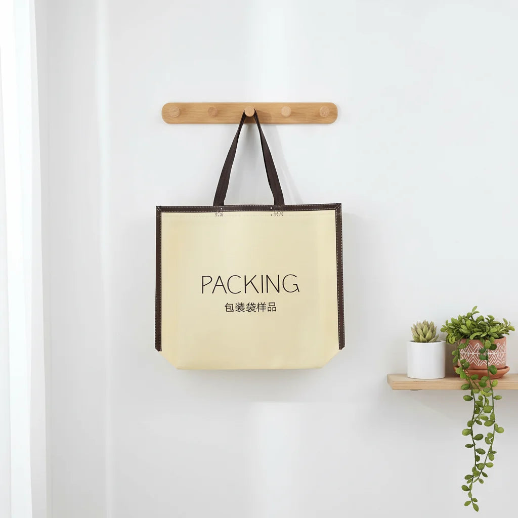 Colorful Eco-Friendly Non-Woven Shopping Bag With Printing logo Custom Recycle Durable Material Handle Packing Bag