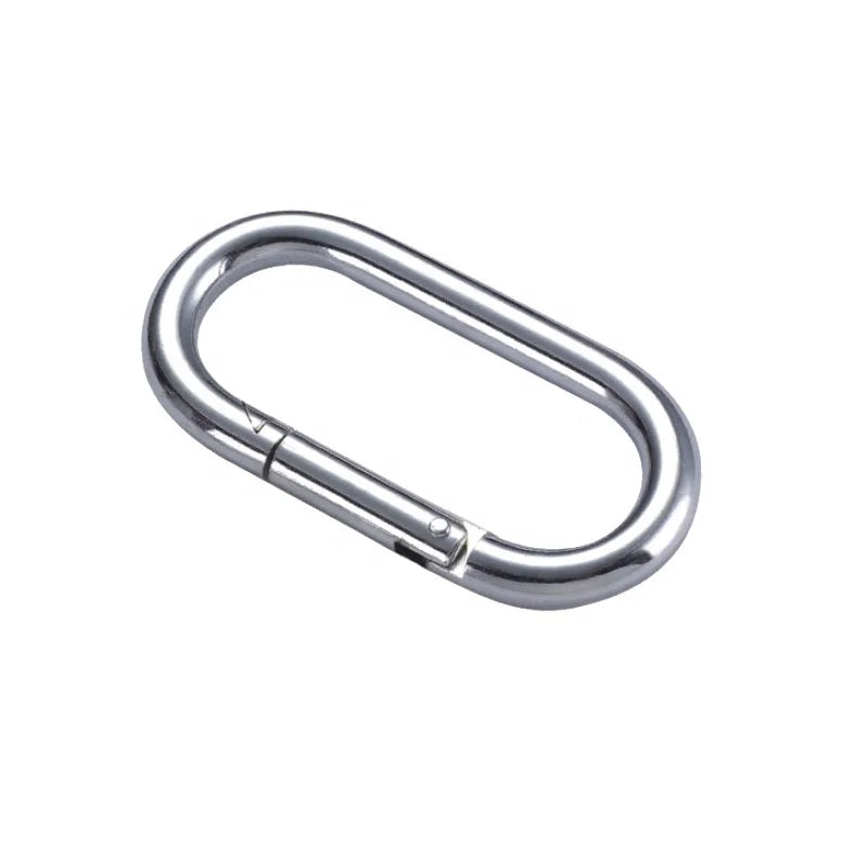 Straight Snap Hook with Screw Zinc Plated Runway Type Spring Hook Quick Link