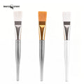 Beauty Planet Professional Custom Logo Soft Nylon Mask Brush White Clear Handle Applicator for Facial Clay Single Makeup Brush