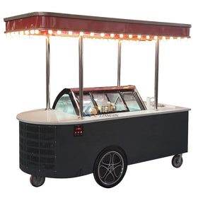 Small Chinese Coffee Vending Catering Food Cart Trailers Vintage Fast Food Carts Stand for Restaurant Trolley Cart