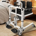 MSMT Electric Foldable Adjustable Height CE Certified Transfer Aid Chair Elderly Handicapped Bathroom Safety Shower Chair