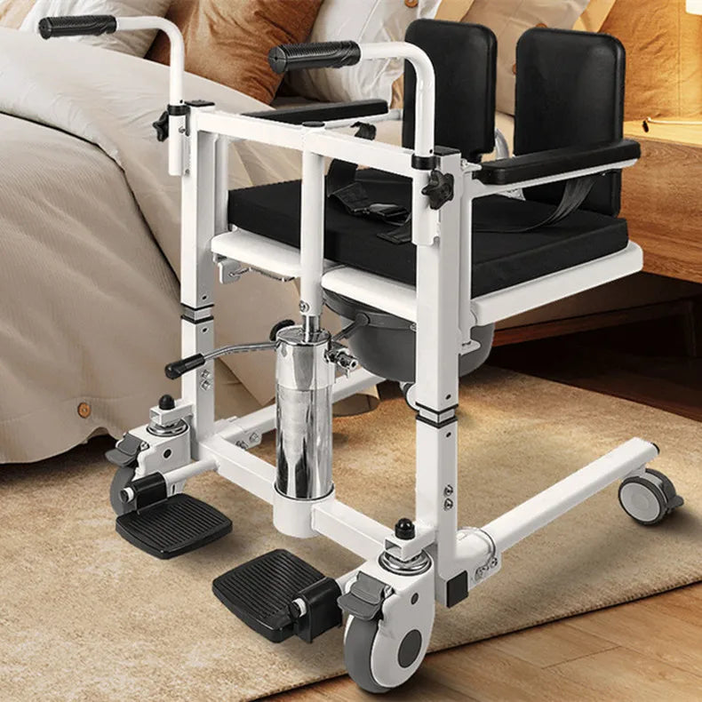MSMT Electric Foldable Adjustable Height CE Certified Transfer Aid Chair Elderly Handicapped Bathroom Safety Shower Chair