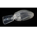 Unpainted Square Bill 6cm 5.9g Hard Plastic Rattle Clear Bodies Crank Bait Blanks Fishing Lure Crankbait Blanks