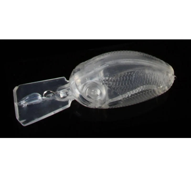 Unpainted Square Bill 6cm 5.9g Hard Plastic Rattle Clear Bodies Crank Bait Blanks Fishing Lure Crankbait Blanks
