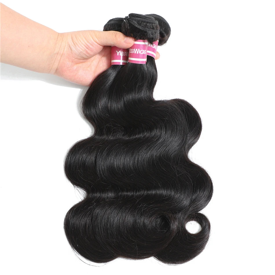30 32 40 Inch Raw Indian Cuticle Aligned Human Hair Double Weft Extension Bundles Body Wave YesWigs Cheap Wholesale Hair Vendor MegaBDM