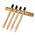 Wholesale Eco-friendly Disposable Bamboo Toothbrush Portable Natural Bamboo Charcoal Toothbrush