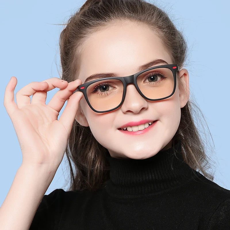 TR90 Wholesale Kids Optical Frame Children's Anti-blue Glasses Boys and Girls Computer Glasses