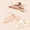 Factory Direct Sale Customized Color Korean Style Jumbo Hair Claw Clip for Ladies Girls Large Strong Hair Accessories CSFZ0482
