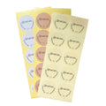 100 Pcs/pack Gracias with Wreath Paper Seal Stickers DIY Baking Decoration Party Gift Decor Label