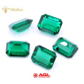 Loose Gemstone Colombia Gemstone Emerald Cut Loose Lab Grown Zambian Emeralds Gemstones