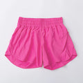 Factory Sport Summer Shorts Double Layer Elastic Quick Dry Sweat Wicking Breathable Yoga Gym Sports Running Shorts for Women