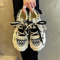 Popular Ladies Sneakers Thick-soled Hiking Casual Spring and Autumn Shoes Women Trendy Footwear for All-match