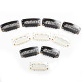 Leeons U-shaped Wig Tool Accessories Metal Snap BB Clips Wig Clip Hair Extensions Clips