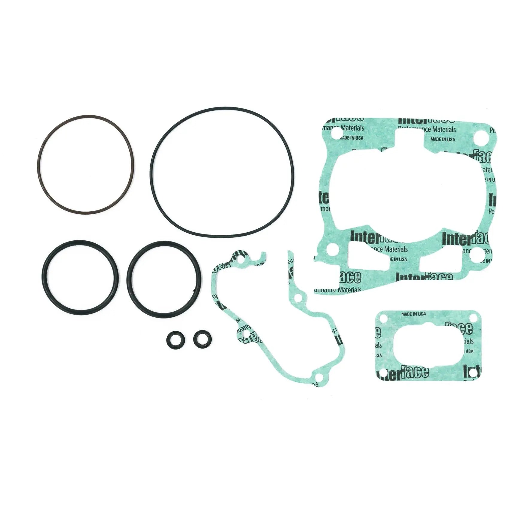 Nrteam Top Silicone Gaskets for Yamaha YZ 125 01-04 Flat Rubber Seal with Fiber NBR and FKM Materials