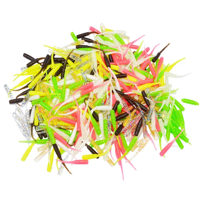 Long Tensile Worm Afishlure Small TPE Material Soft Lures Pesca 35mm 0.23g 12pcs a Bag Worm Lure Swim Bait Root Fishing Lures
