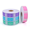 Liked 1\"x2\" Roll of Raffle Tickets 1000 Each in 4 Assorted Colors (4000 Total) Paper & Paperboard Printing Smile Tickets