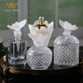 SAINT-VIEW 2024 New Butterfly Crystal Bakhoor Jar Arabic Fragrance Set Wholesale