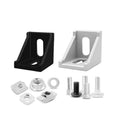 Aluminium Corner Connector Angle Code Bracket for 4040 4545 Series Aluminum Extrusion Profile Slot 8mm