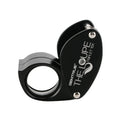 DiKai Tools High Quality Jeweler Foldable Optical Lens 10x Magnifier Diamond Triplet Loupe